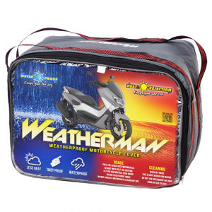 Weatherman Waterproof Thick Motorcycle Cover - MEDIUM