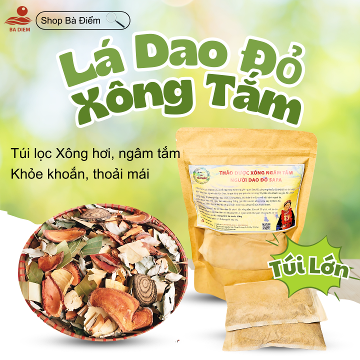 Lá Tắm Dao Đỏ Dạng Túi Lọc | Giúp Bạn Khỏe Đẹp, Giảm Đau Nhức Xương Khơp, Thơm Ngát Sau Sinh | Lá Tắm Sau Sinh Dân Tộc Dao Đỏ Dạng Túi Lọc, La Dao Do, lá người Dao đỏ - Shop Bà Điểm.