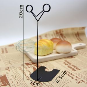 Food Tag Stand Logam Menu Stand Display Table Number Stand Price Tag Stand Price Tag Standing Food Tag
