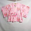 Baju Anak Perempuan Kimono Jepang Motif Bunga Set Overall Celana. 