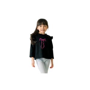 Smilee Emma Hitam Ribbon Longtee Anak Perempuan 1 sampai 5 Tahun Baju Kaos