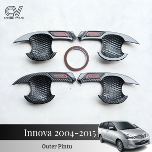 Cover Outer Pintu Mobil Innova 2004 - 2015 Carbon