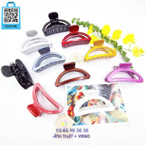 Kẹp tóc nữ hàn quốc cute phụ kiện bé gái kẹp càng cua nhiều răng trung gắp tóc mặt trăng bán nguyệt Hàn Quốc cao cấp - thương hiệu Vợ Chồng Tôi