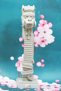 [ Woosilver ] Decor Tượng Rồng Chạm Khắc - Secondhand - BB247