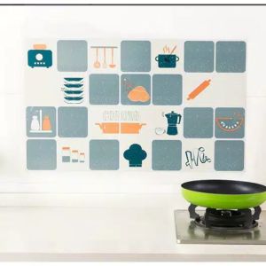 Wallpaper Dapur wall sticker dapur anti air anti minyak stiker aluminium foil MX2618 YARRA