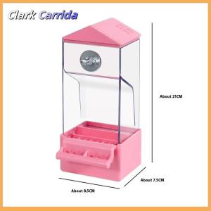 [Clark Carrida] Công suất lớn thú cưng Vẹt tự động trung chuyển LỒNG CHIM hộp thức ăn tách vỏ trấu chống giật gân tích hợp giật gân trung chuyển vật nuôi