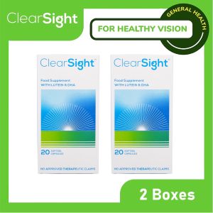 ClearSight Lutein Eye Supplement For Clear Sight Eyesight - 2 Box (40 Softgels)