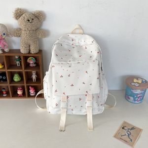 Mismi Vita Bag Tas Ransel Wanita Korean Style Flower School Backpack Perempuan Sekolah Trendy - 36V
