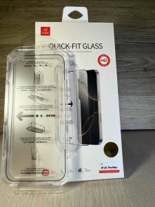 XUNDD AXE Clear FULL Screen Protector Tempered Glass EASY QUICK FIT IPHONE 16 PRO MAX 16 PLUS
