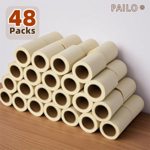 PAILO 64 Roll Paper Toilet Paper Natural Bamboo Pulp Core Household Napkin Kitchen Paper