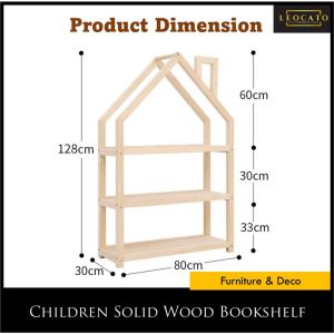 Childrens Bookshelf Solid Wood Bookshelf Kids Book Shelf Study Children Book Shelf Baby Book Shelf Small Bookcask