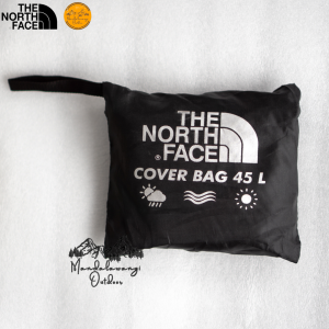 RAINCOVER COVER BAG TNF 60 LITER DAN 45 LITER RAINCOVER TAS CARRIER HIKING OUTDOOR PELINDUNG TAS ANTI AIR