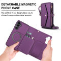 Card Case For Samsung A55 With diagonal strap lanyard Coin Purse Case Flip Cover With Card Holder Mobile Phone Shell With Rope Cards Slot Cases Casing For Samsung Galaxy A12 A13 A14 A15 A16 A52 A53 A54 A55 A35 A36 A52S With Wallet Bag. 