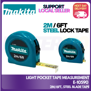 Makita Measuring Tape 2M x 16MM E-10590. Option for 3M and 3.5M.