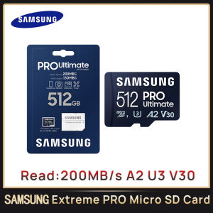 SAMSUNG Micro SD Card PRO Ultimate A2 U3 V30 Card MicroSDXC UHS-I 128GB 256GB 512GB High Speed 200MB/s TF Flash Card