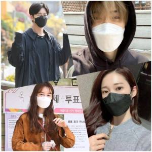 (Free shipping)Mask 4ply 50/100pcs KF94 Mask KOREA Certified White Face Mask4-Layered3D Ergonomic Design kn95 face mask medical malaysia 5ply