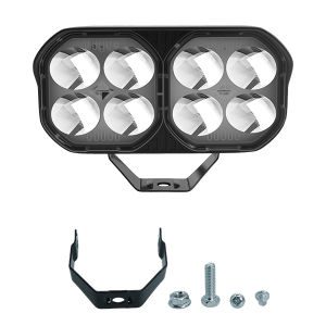 Double clover motorcycle spotlight waterproof headlight small steel cannon light