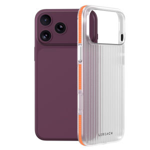Magnetic Case For iPhone 18 Pro Max Raised Edge Transparent Airbag Bumper CA1003