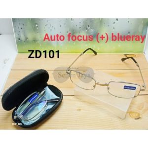 Kacamata Baca (Free Box+Lap) Auto Focus / Kacamata Baca Jarak Dekat / Fame Auto Fokus / Anti Blue Ray / Pria & wanita/Bisa lipat Simpel ZD 101
