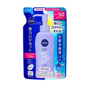 JAPAN KAO Nivea Super Water Gel Sunscreen Sun Protect Water Gel High Water No stimulation SPF50 PA +++ Bottle 140g Direct from Japan