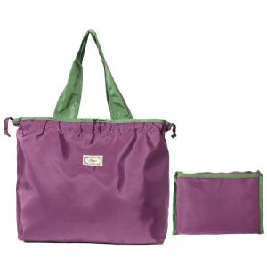 Portable Reusable Foldable Shopping Bag Waterproof Nylon Large Capacity Handbag for Men Women Daily Grocery Use