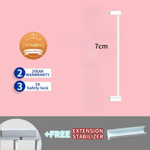 Baby Safety Gate、Adjustable Safe Fence for baby Pet Metal gate、Suitable for Kitchen Bedroom Stair Hallways Doorways Fences ，Two Way Auto Swing