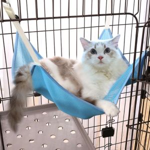 PETPARADIS Breathable Cat Hanging Hammock Sturdy Soft Pet Sleeping Bag Sleep Nest Adjustable Pet Nest Four Seasons