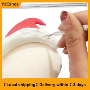 【Local shipping】 7 Pin Feather Wire Texture Ceramics Tools Polymer Clay Sculpting Modeling Tool DIY Pottery Brush Pottery Tools Cake Accessories