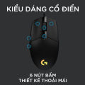Chuột game có dây Logitech G203 Lightsync - Tùy chỉnh RGB, 6 nút lập trình, nhẹ, 8.000 DPI, cảm biến chuyên game. 