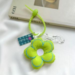 COLOO Fabric Flower Fabric Flower Keychain Key Chain Jewelry Stuffed Sunflower Pendant Plush Key Buckle Lanyard Fabric Flower Bag Pendant Backpack Charms