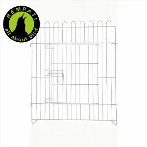SEMPATI Kandang Pagar Kucing Jumbo Large 60x60 cm Besi Tebal Pet Fence  Pagar Partisi Pembatas Ruangan Rumah Sangkar Playpen Kandang Hewan Kucing  Anjing Kelinci Puppy Lipat Portable