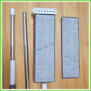 Cây lau nhà tự vắt bản lớn 42cm chổi lau nhà thông minh loại tốt chất liệu nhựa & kim nhôm Cao Cấp thanh trượt nhẹ lau nhanh hơn sạch hơn vắt nhanh mau khô(tặng 2 miếng lau)