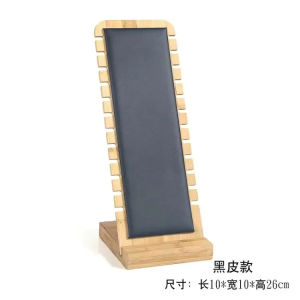 New Solid Bamboo Wood Jewelry Display Stand Necklace Showcase Holder Pendant Long Chain Handing Organizer Holder for Necklaces