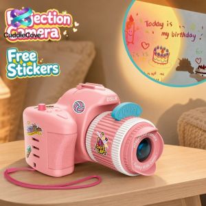 Kids Projection Camera Toy Multi Use Projector Lamp Birthday Christmas Gift For Boys Girls 3 Color Choices