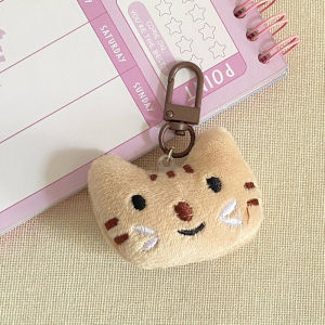 แมวปลาตุ๊กตาพวงกุญแจ Ins ของขวัญส่วนบุคคลกระเป๋าเป้สะพายหลังพวงกุญแจกระเป๋าจี้กุญแจ กิ๊ฟน่ารักๆ Pinapple