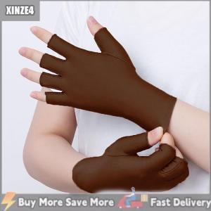 [COD] SHZTGM ถุงมือครึ่งนิ้วทำจากไหมน้ำแข็งสำหรับผู้หญิงถุงมือบางระบายอากาศได้ถุงมือขับรถกลางแจ้งถุงมือกันแดดสำหรับฤดูร้อน