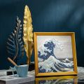 OHSOME RELIFE 3D Relief color painting series Large Portrait/Binge watching/Animal/Sunflower/Large Sky/Vase&Rose/Sea wave/Portrait/Irises/Pumpkin/Sunrise/Mother and Child. 
