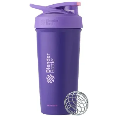❆❧☬ Blender Bottle STRADA Insulated Stainless Steel with Lock Lid keeps COLD Water Protein Shaker 24 oz - Ultimate Sup