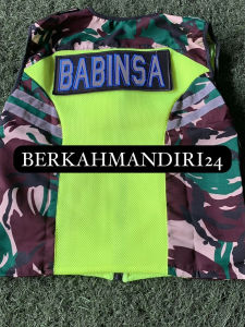 Rompi BABINSA TNI AD Rompi Jala Loreng Malvinas Bordir Babinsa