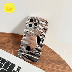 Soft Case Casing Wavy Mirror Electroplating For Oppo A3 Pro A5i 4g A5 Pro