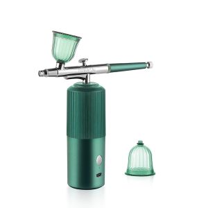 foreverlily 0.3mm Portable Airbrush Kit Nano Sprayer High pressure Deep hydration Light weight for Makeup Manicures Cakes Painting Crafting