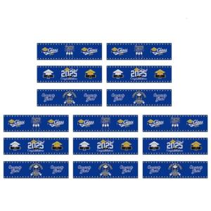 15ชิ้นป้ายขวดปาร์ตี้สำเร็จการศึกษาเครื่องประดับสติกเกอร์ฉลองสำเร็จการศึกษาสำหรับขวดตกแต่งในงานปาร์ตี้