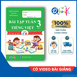 Sách - Bài Tập Tuần - Tiếng Việt Lớp 3 - Tập 2 - Kết Nối (Qbooks)