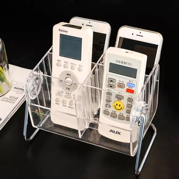 【Fan's Tone】Desktop Transparent Acrylic Remote Controller Storage Box ...