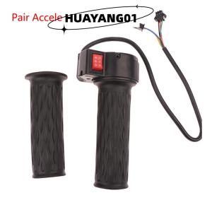 HUAYANG01 [2023 new HOT FASHION] Phổ Xe đạp điện cao trung bình thấp tốc độ về phía trước ngược ABS ga tăng tốc xử lý e-xe đạp Xoắn phần ga