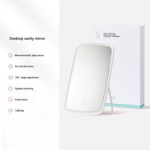 Desktop LED Makeup Mirror Portable Folding Fill Light Desktop Dressing HD Beauty Mirror Net Red Photo Mirror