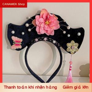 CS Cổ điển Hanfu sườn xám phụ kiện Hoop tóc Tòa Án Hoàng Gia Cổ Đại Nữ Hoàng công chúa Headband headdress