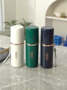 Toothbrush Cup Portable Travel Mouthwash Cup Set Large Student Toothbrush Cup Tooth Cylinder Toothpaste Tube Storage