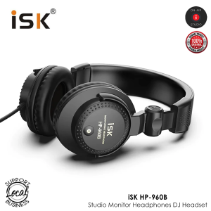 iSK Studio Monitor Headphones HP-960B Computer Recording DJ Headphones