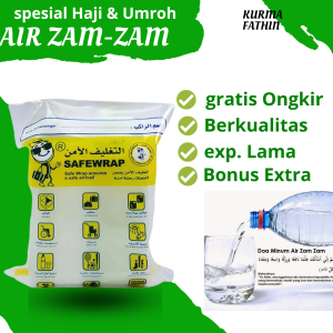 Air Zam zam Asli Murni Original 1L Oleh Oleh Haji Umroh